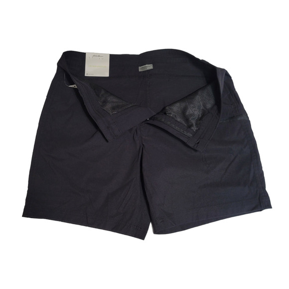Eddie Bauer Black Athleisure Rainer Shorts Size 14 - Picture 8 of 11